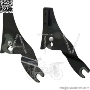 Drag Specialties Detachable Sissy Bar Side Plates Black Harley Touring 09+ (For: Harley-Davidson)