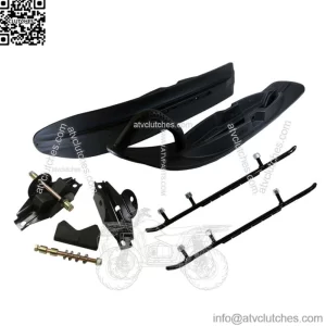 EXO-S All-Terrain Skis Mount Kit & 6" Carbides for Polaris for many 2005-2017 IQ