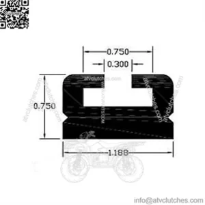 Black Slide Runner Profile 2 56" 102-56-80 (For: More than one vehicle)