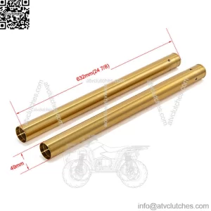 49mm Motorcycle Extended 2" Inner Fork Tubes for Harley Touring 2017-2023