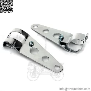 Universal Steel Headlight Clamp Fork Ears Brackets For Motorcycle