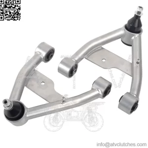 Front Upper Control Arms 2-4?? Lift for 1982-2001 Chevy S10 GM S15 4WD Silver