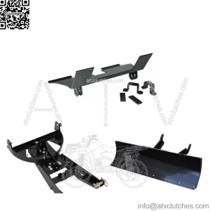 Black 60" Straight Blade UTV Snow Plow Kit For Odes UTVs Dominator 800 2013-2016