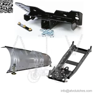 UTV Snow Plow Kit 66" (Steel) For Polaris Ranger 800 6x6 2010-2016