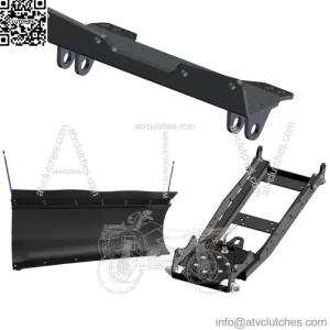 UTV Plow Kit With 60" Pro-Poly Blade For Polaris Ranger Crew 1000 2020-22