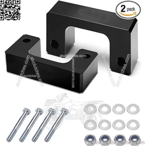 2.5'' Front Leveling Lift Kit Compatible with 2007-2021 Silverado 1500/Tahoe/Avalanche 1500/Suburban 1500 | Yukon Sierra 1500/Yukon XL 1500 Front Lift Spacers 2 Pack