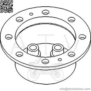 MFWD Planetary Carrier Housing Fits Ford 6610 Fits John Deere 2040 Fits Case IH