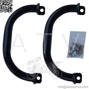 Set Of 2 Black Grab Handle Set Universal Fit