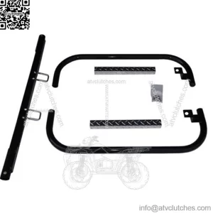 Nerf Bar Set Jake's/Blk W/Dia Plate Step  E-Z-GO  RXV