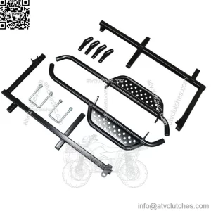 Heavy Duty Nerf Bars / Running Boards for EZGO RXV 2008+ Golf Cart (Set of 2)
