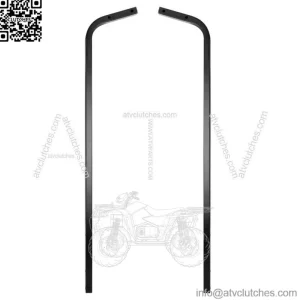 Yamaha Drive2 (17-up) Golf Cart Front Strut Set / Roof Supports (Set of 2)