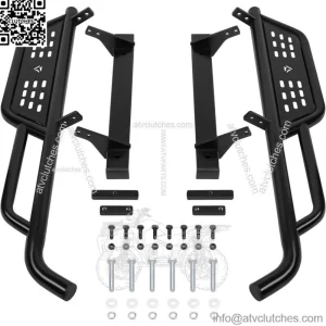 Heavy Duty Nerf Bars / Running Boards for EZGO TXT 1996-2021 Golf Cart(Set of 2)
