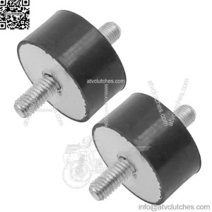 Set of 2 Rear Engine Mount Isolators for Polaris Sportsman 800 HO EFI 2005-2014 (For: Polaris Sportsman 800)