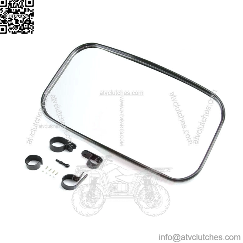 Black 1.75" Roll Bar UTV Rear View Mirrors For Polaris Polaris RZR XP Arctic Cat (For: More than one vehicle)