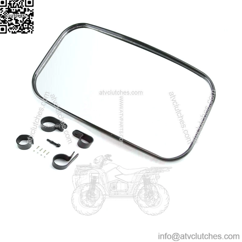 Black 1.75" Roll Bar UTV Rear View Mirrors For Polaris Polaris RZR XP Arctic Cat (For: More than one vehicle) - Image 2