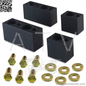 Front Driver Seat Spacer Lift Kit for Chevy Silverado + GMC Sierra Trucks 14-19 (For: More than one vehicle)