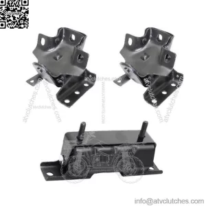 Motor & Trans Mount 3PCS Set for 99-07 Chevy Silverado 1500 4.8L/ 5.3L/ 6.0L 4WD (For: Chevrolet Silverado 1500)