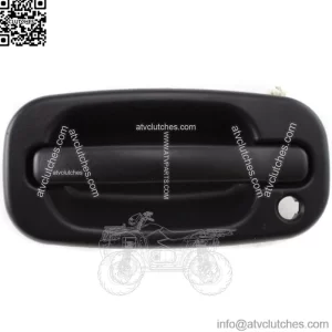 Exterior Door Handle For 99-2006 Chevrolet Silverado 1500 Front LH Black Plastic (For: More than one vehicle)