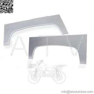 Upper Rear Wheel Arch Quarter Panel fits 07-14 Chevy Silverado PAIR