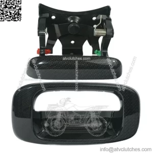 Tailgate Handle Bezel Carbon Fiber Look for 1999-2006 Chevy Silverado GMC Sierra (For: More than one vehicle)