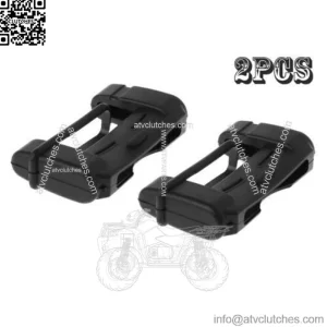 2Pcs Black Silicone Car Parts Seat Belt Buckle Clip Cover Accessories Universal (For: More than one vehicle)