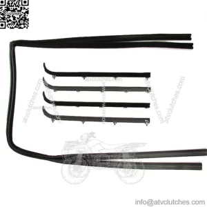 1987 - 1998 Beltline Molding Kit Ford F150 F250 F350 Bronco W/Clips Glass Runs