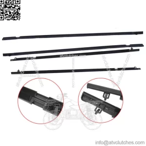 WeatherStrip Window Moulding Trim Seal Belt Outer For 2006-2010 2011 Honda Civic