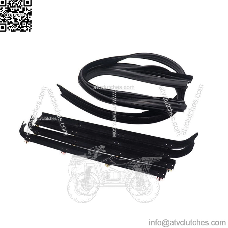 6pc Window Sweep/Run Channel Weatherstrip Set For 1987-1997 Ford Pickup Truck