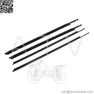 For Toyota Sequoia 2008 2009-2019 2020 4 PCS SET Door Belt Molding Weatherstrip