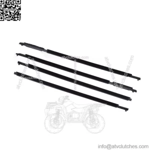 4pcs Car Weather Strip Window Moulding Trim Seal Belt For Toyota RAV4 2009-2012