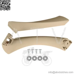 Left Rear Beige Inner Outer Door Panel Handle Pull Trim Cover For Bmw E90 328i