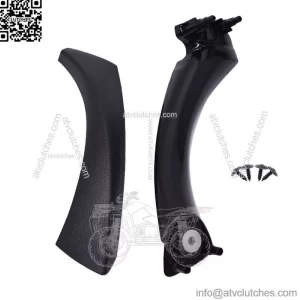 Passenger Side Inner+Outer Door Panel Handle Pull Trim Cover For BMW E90 328i