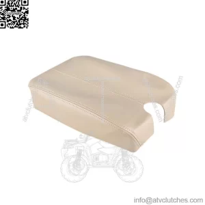 For Honda Accord 08-12 Beige Center Console Armrest Cover Leather Synthetic