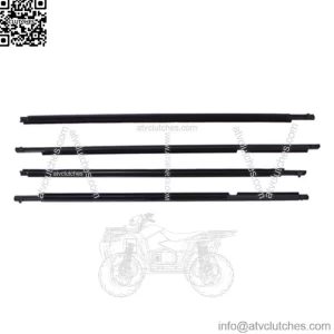 4pc Weatherstrip Window Molding Trim Sill Seal Belt For Toyota Highlander 08-10