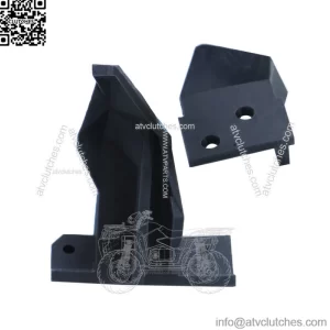 Black Right Passenger Door Panel Bracket Combo Pack For GMC Saab Isuzu 2002-2009