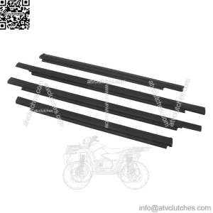For 2001 2002 2003-2007 Sequioa 4PCS Set Door Belt Molding Weatherstrip