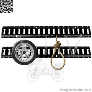 Track Tie Down Rail Kit 3' For Garages, Vans, Trailers Motorcycle Tie Downs 2pcs