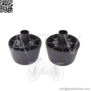 For 07-18 Jeep Wrangler JK Body Black Rubber Bumper Cushion Hood Stoppers 2pcs