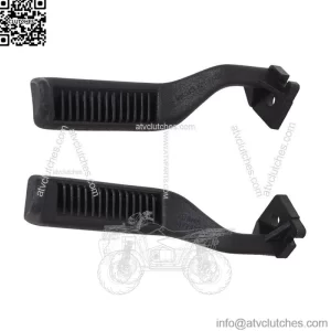 Black Metal Inside Door Handles Set Pair LH RH For 87-1996 F150 F250 F350 Bronco