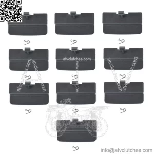 10Pieces Dark Gray Center Console Seat Lid Latch For 2010 2011-2018 Ford F-150