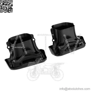 For 2019-2023 Silverado Sierra 1500 Left & Right Side Exhaust Bezels Black