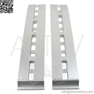 60'' x 12'' 1 Pair Aluminum Ramps 6500Lbs Car Trailer Truck Ramps Hook End