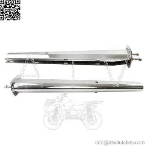 30" Stainless Steel Straight Mud Flap Hanger 2 1/2" Bolt Semi Truck Tapered