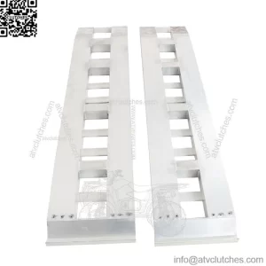 72" X 15" 6500 LBS ALUMINUM Hook Ramp CAR TRUCK TRAILER auto hauler TRACTOR Pair