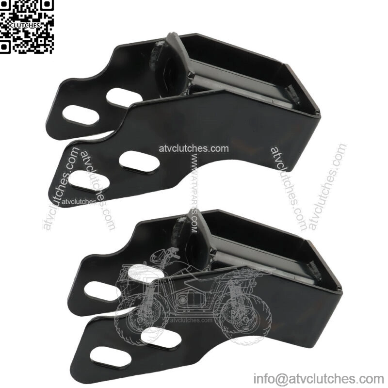 Bumper Bracket Set For 2011-2014 Chevrolet Silverado 2500 HD Front Steel 2Pc