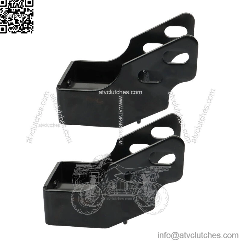 Bumper Bracket Set For 2011-2014 Chevrolet Silverado 2500 HD Front Steel 2Pc - Image 2