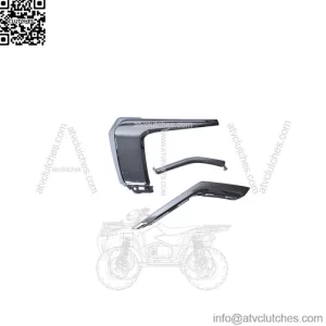 Left Front Bumper Strip Moulding Trims For Mitsubishi Outlander 2016-2019