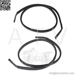 For Toyota Corolla 2009 2010-2013 Black Roof Trim Molding Kit ABS 2PCS
