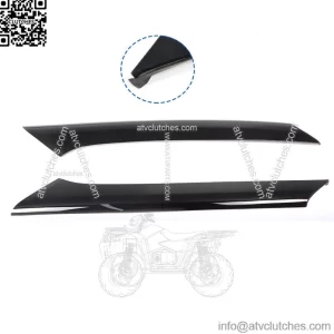 For 09-18 Ford Flex Windshield Outboard Passenger And Driver's Side Trim Black