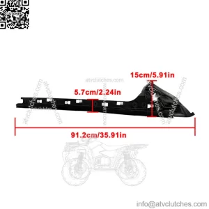Inner Windshield Molding Right Lower Black Fit For  Ford 2011-2019 Explorer